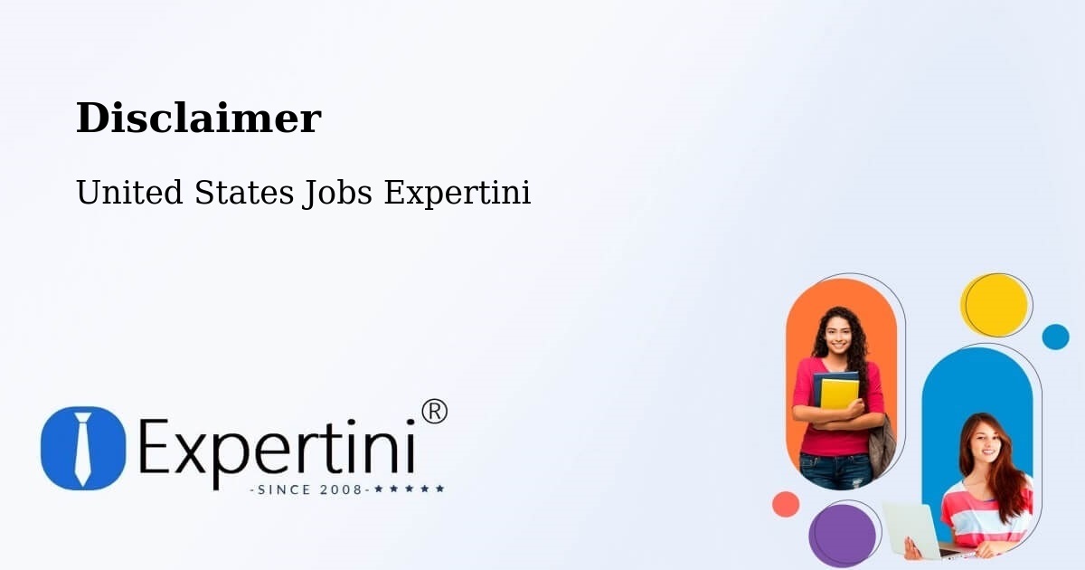 Disclaimer – Joliet - United States Jobs Expertini