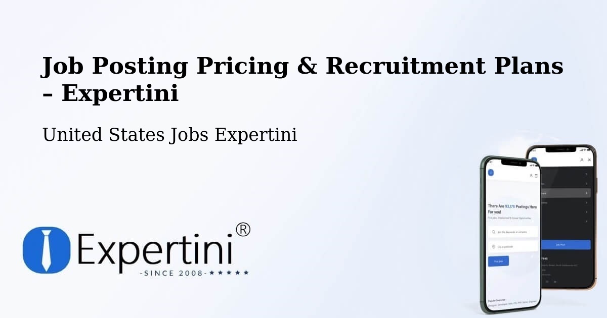 Job Posting Pricing & Recruitment Plans – Joliet - Joliet, United States Jobs Expertini